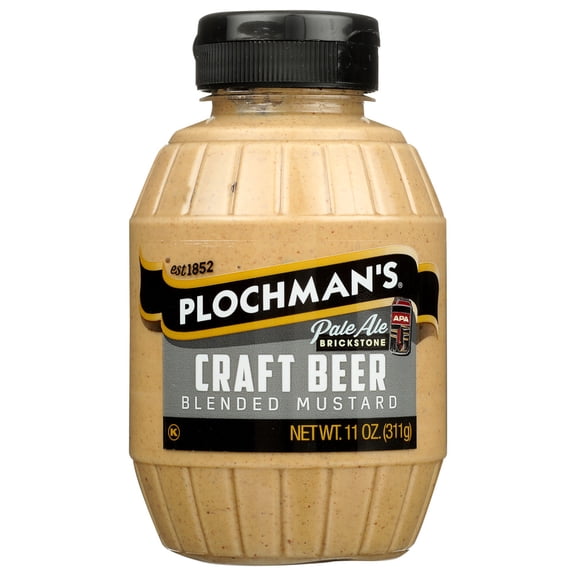 (Pack Of 6) Plochmann's Craft Beer Mustard 11 Oz