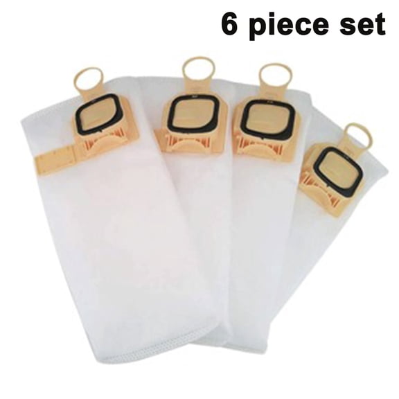 Pack Of 6 Premium Vacuum Cleaner Bags For Vk 140 And Vk 150 Vacuum Cleaner Accessories Dust Bag - Yellow