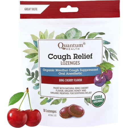 (Pack Of 6) Quantum Lozenges CGH Relief Cherry 18 Each