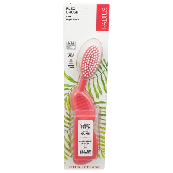 (Pack Of 6) Radius Toothbrush Right Flex Adult 1 Each Assorted