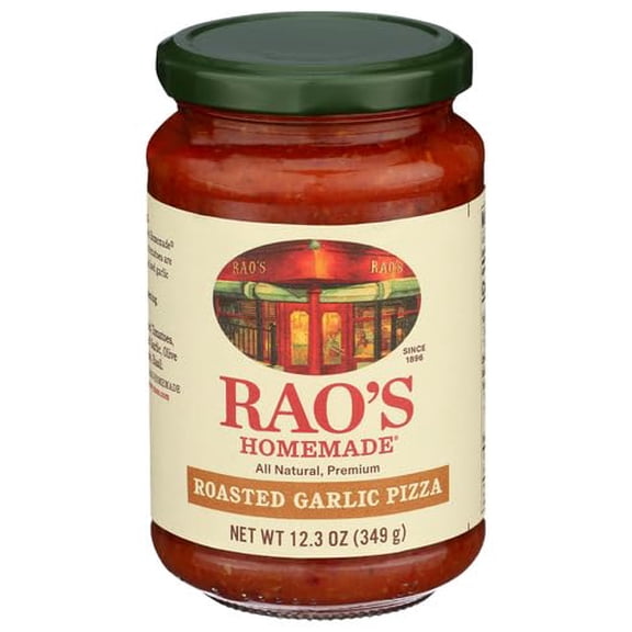 (Pack Of 6) Raos Sauce Pizza Roasted Garlic 12.3 Oz