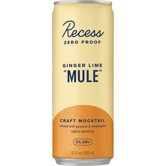(Pack Of 6) Recess Non-Alcoholic Mocktail Ginger Mule 4 Pack 48 Fo