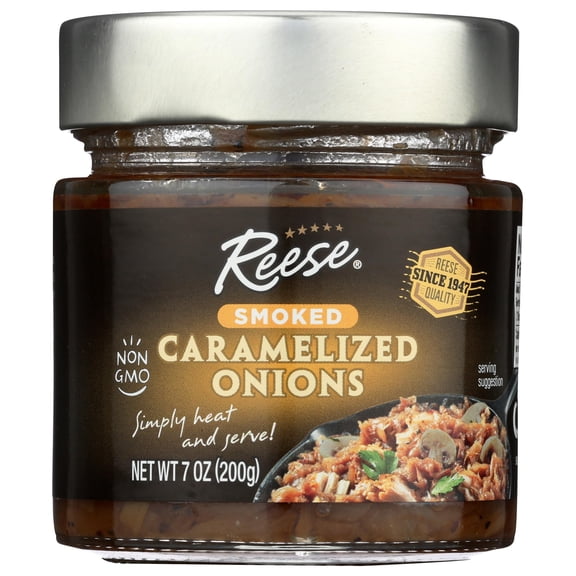 (Pack Of 6) Reese Onions Caramelized Smoked 7 Oz