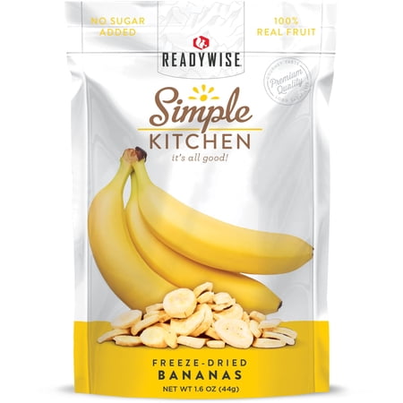 (Pack Of 6) Simple Kitchen Bananas Freeze Dried 1.6 Oz