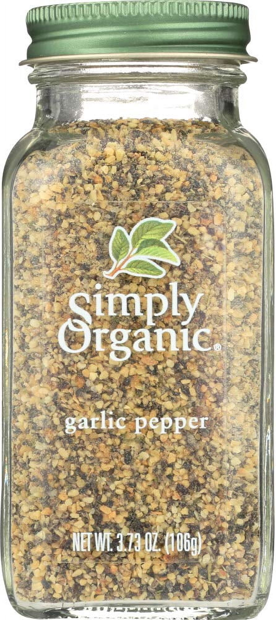 (Pack Of 6) Simply Organic Bottle Garlic Pepper 3.73 Oz