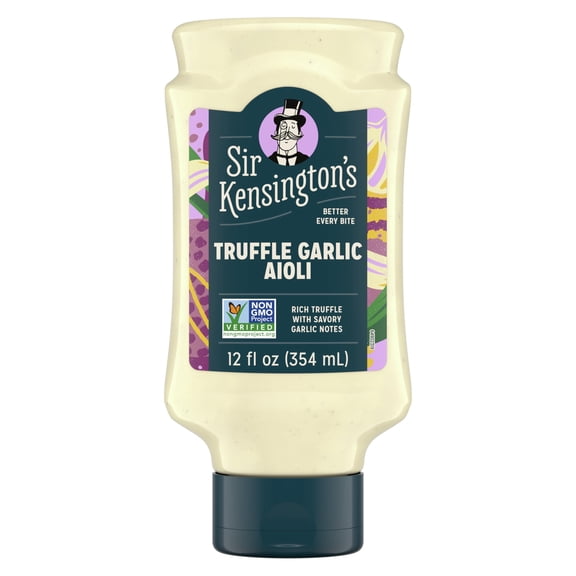 (Pack Of 6) Sir Kensingtons Aioli Truffle Garlic 12 Fo