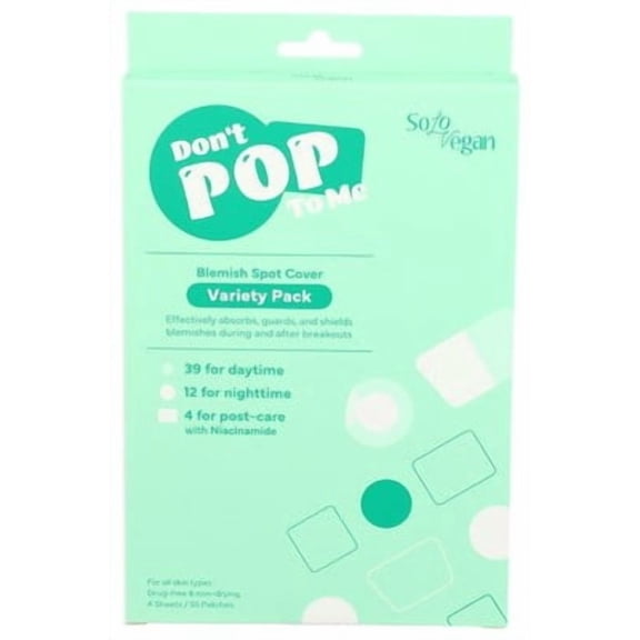 (Pack Of 6) Solovegan Patches Pimple 55 Pieces