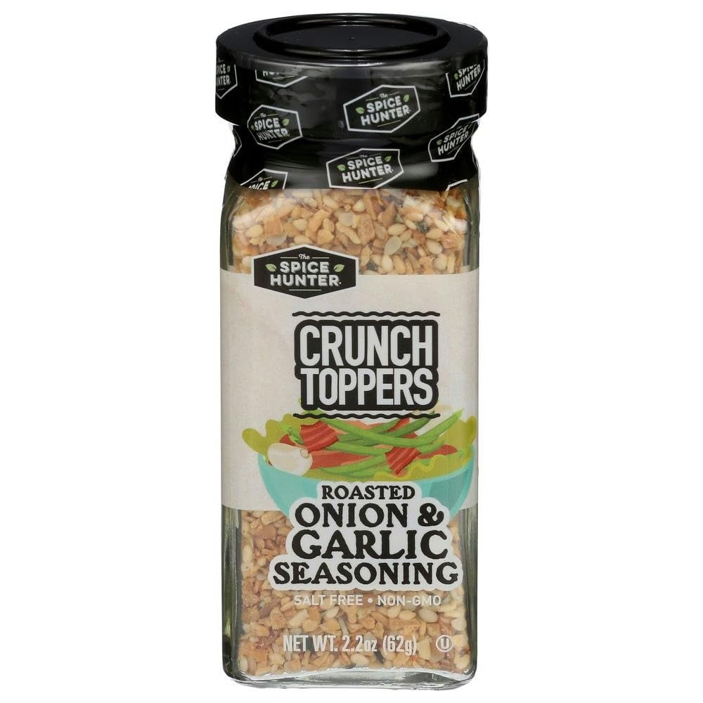 (Pack Of 6) Spice Hunter Seasoning Roasted Garlic Onion Crunch 2.2 Oz