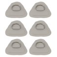 Pack Of 6 Stainless Steel DRing Round Patches For Pvc Inflatable Boat