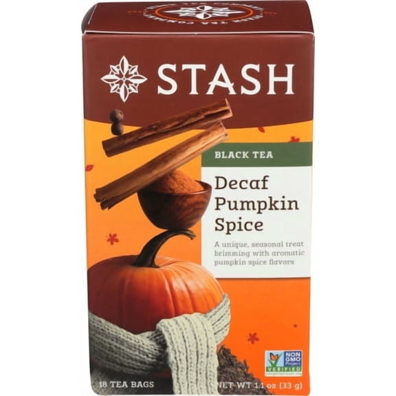 (Pack Of 6) Stash Tea Tea Decf Pumpkin Spice 18 bag