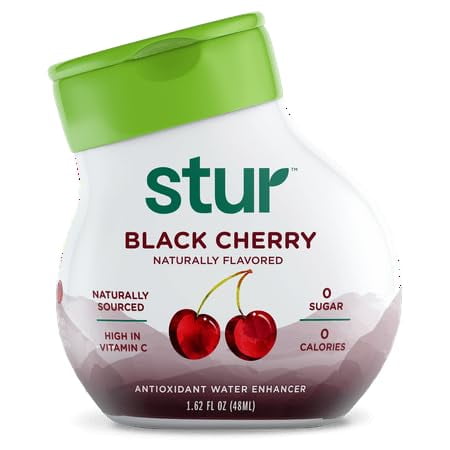 (Pack Of 6) Stur Liquid Enhancer Black Cherry 1.62 Fl Oz