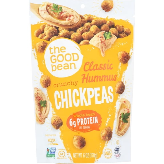 (Pack Of 6) The Good Bean Chickpea Snack Hummus 6 Oz