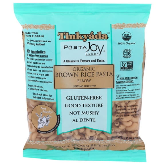 (Pack Of 6) Tinkyada Organic Brown Rice Elbow Pasta 12 Oz