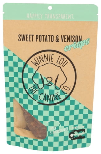 (Pack Of 6) Winni Lou- The Canine Co Treat Dog Sweet Potato and Venison 2.5 Oz