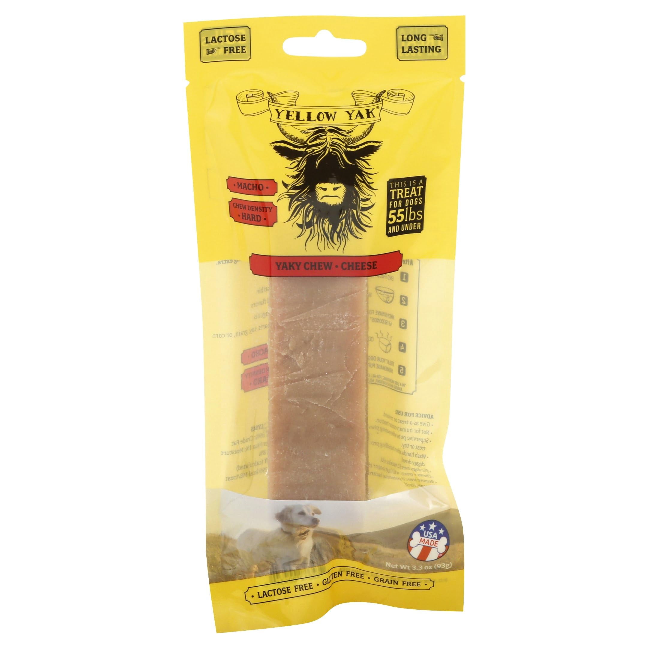 (Pack Of 6) Yellow Yak Dog Chew Yaky Macho 3.3 Oz