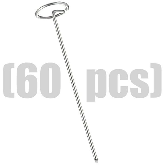 Pack Of 60 Durable Metal Christmas Light Poles For Outdoor Yard Lawn Decoration With Sturdy Base