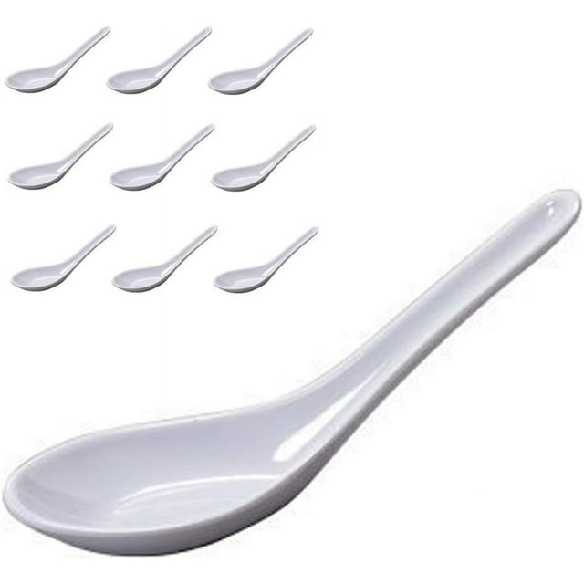 Pack Of 60 Soup Spoons Japanese Soup Spoons Chinese Soup Spoons Rice ...
