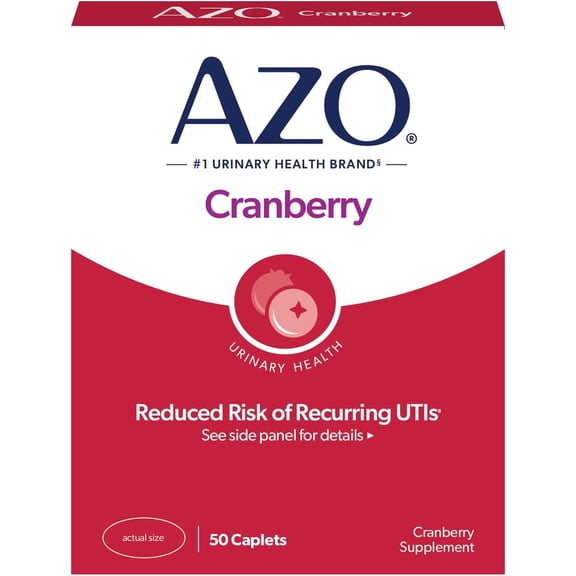 (Pack Of 7) Azo Urinary Tract Cranberry 50 Capsules