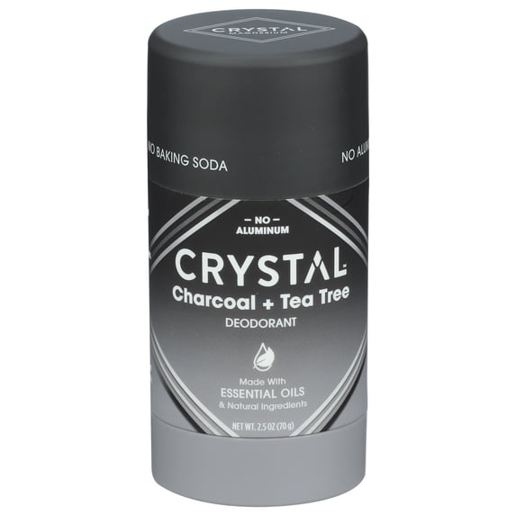 (Pack Of 7) Crystal Body Deodorant Charcoal Tea Tree 2.5 Oz