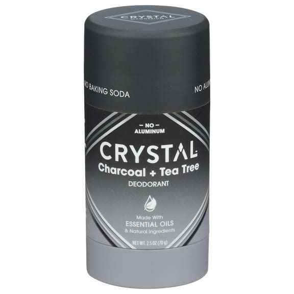 (Pack Of 7) Crystal Body Deodorant Charcoal Tea Tree 2.5 Oz