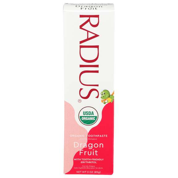 (Pack Of 7) Radius Organic Toothpaste Dragon Fruit 3 Oz