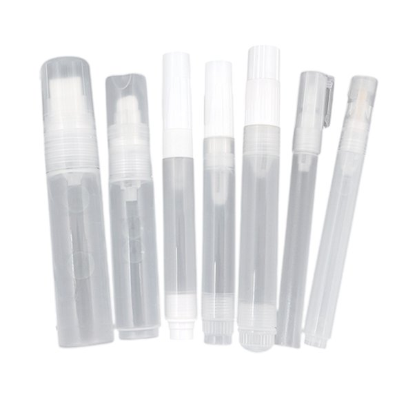 7 Part Set Empty Brush Barrels Environmental Friendly Recyclable Thin Ergonomic Grip Crafting Equipment For Professional Creation
