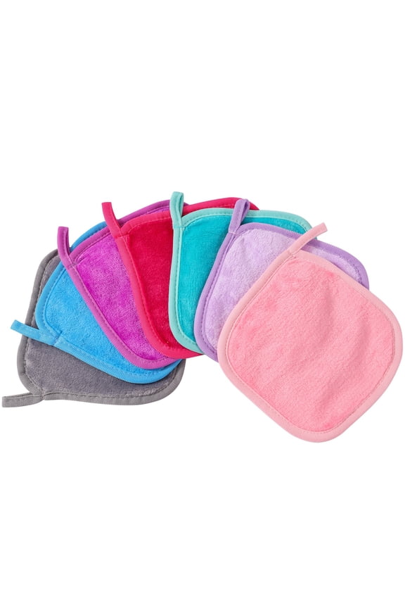 Pack Of 7 Soft Flannel Washcloths Face Gloves Wash Mitt For Face And Body Gentle Cotton Towels For Kids And Adults