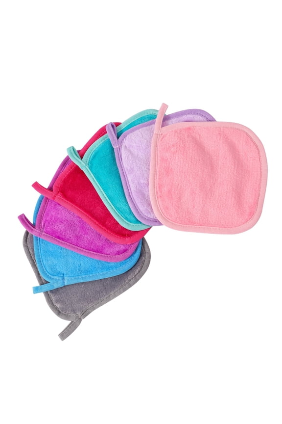 Pack Of 7 Soft Flannel Washcloths Face Gloves Wash Mitt For Face Body Care