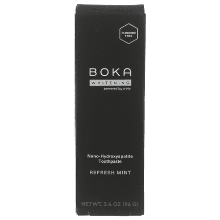 (Pack Of 8) Boka Whitening Refresh Mint Toothpaste 3.4 Oz