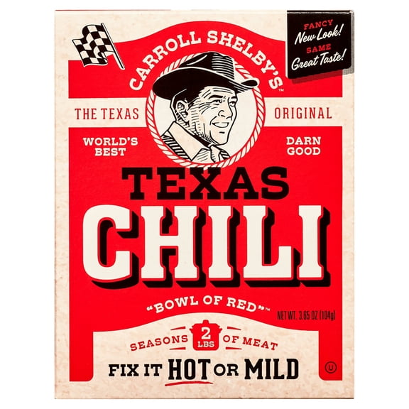 (Pack Of 8) Carroll Shelby Chili Texas Kit 3.65 Oz