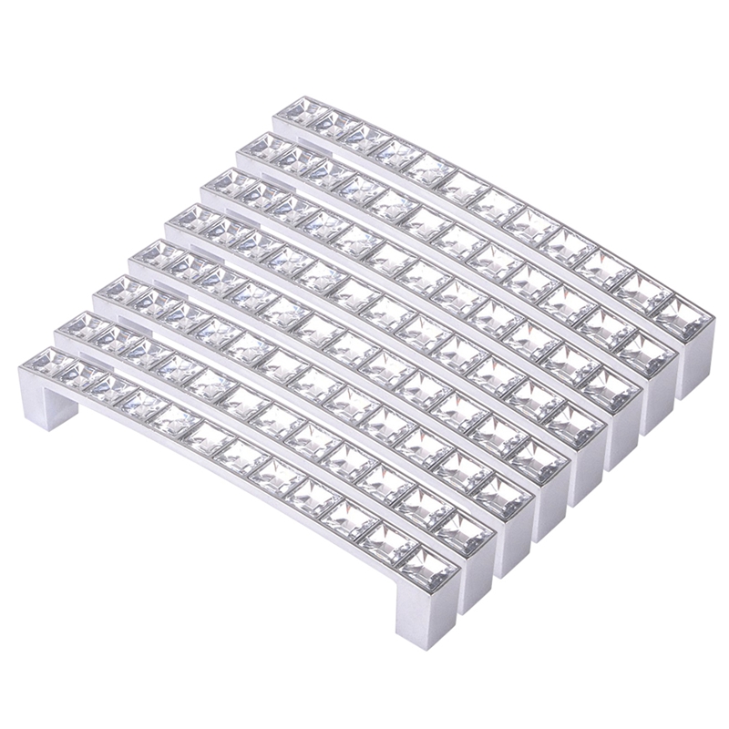 Pack Of 8 Europe Style Square Rhinestone Furniture Door Cupboard