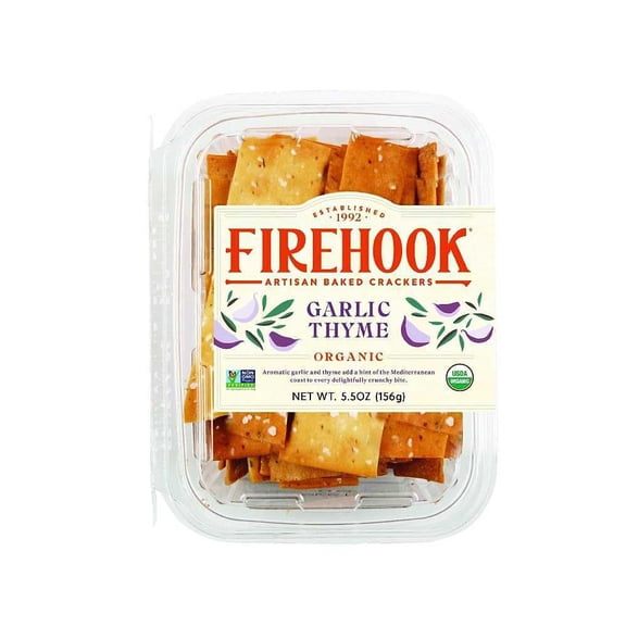 (Pack Of 8) Firehook Cracker Garlic Thyme 5.5 Oz