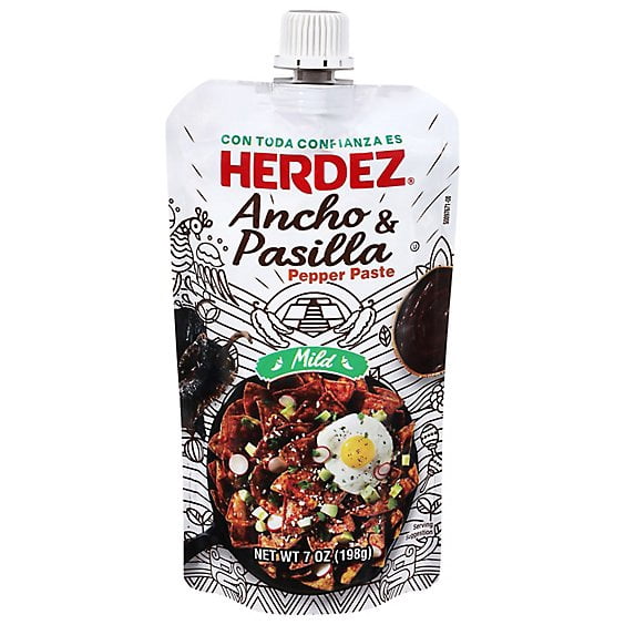 (Pack Of 8) Herdez Paste Pepper Ancho Pasilla Mild 7 Oz
