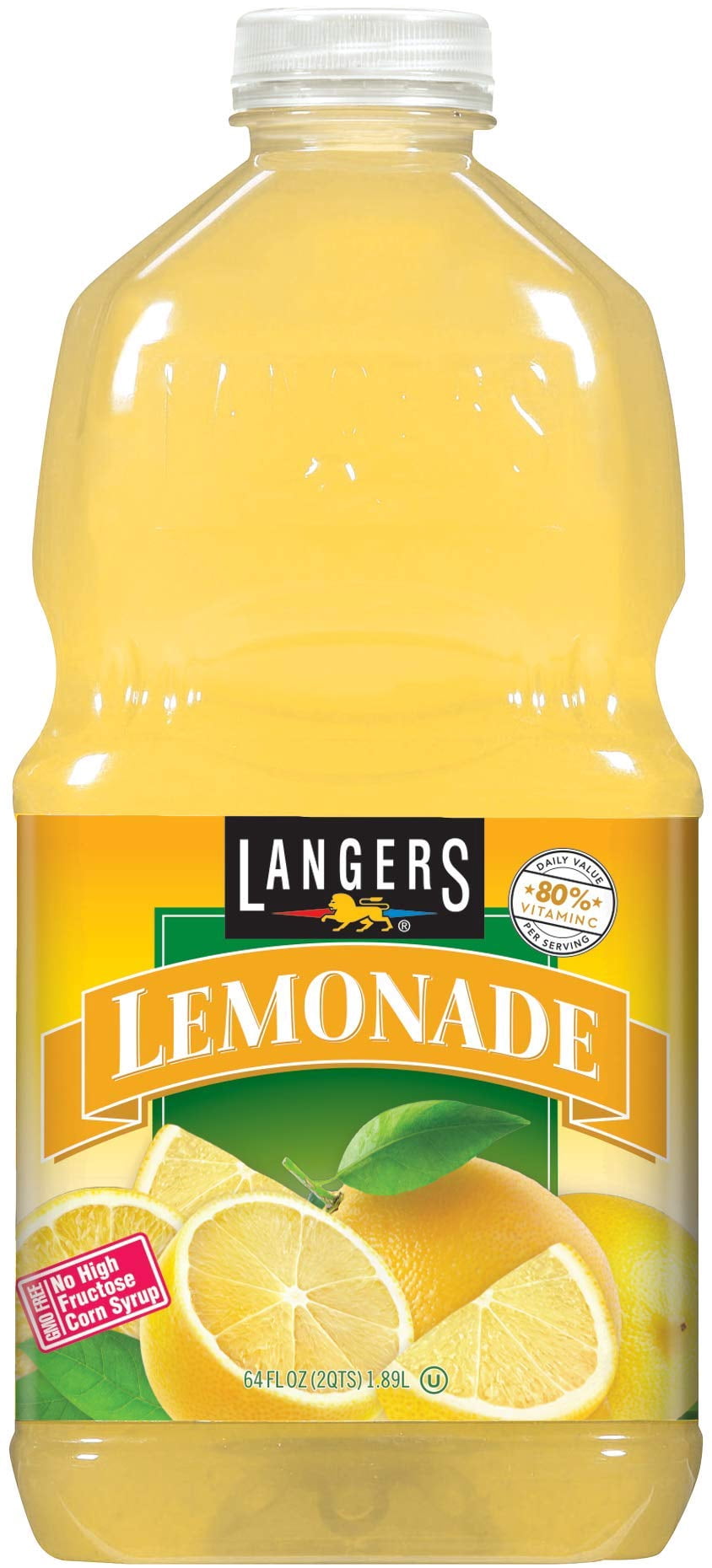 (Pack Of 8) Langers Juice Lemonade 64 Fo