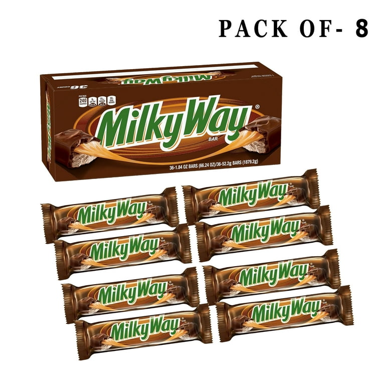 Pack Of 8 MilkyWay Candy Milk Chocolate Bar With Original Flavor