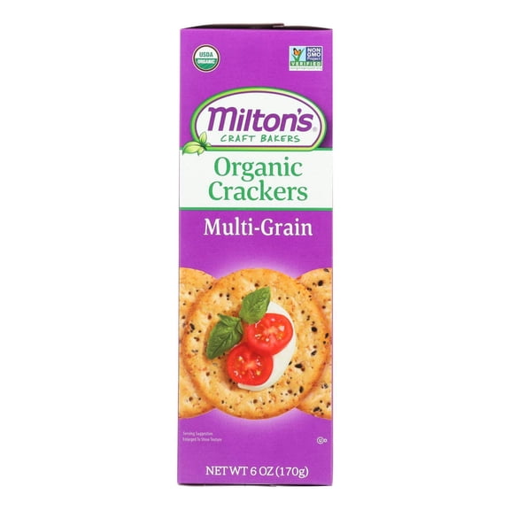 (Pack Of 8) Miltons Crackers Multigrain Baked 6 Oz