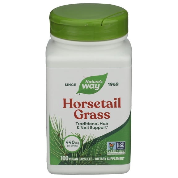 (Pack Of 8) Natures Way Horsetail Grass 100 Vegetable Capsules