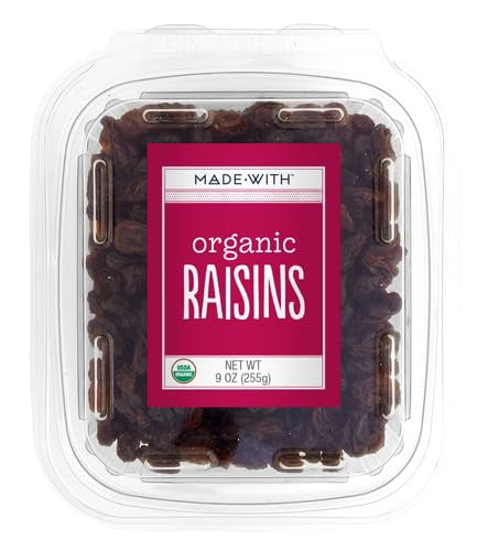 (Pack Of 8) No Label Eb Dried Fruit Raisins Tub Organic 9 Oz