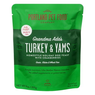 (Pack Of 8) Portland Pet Food Company Meal Dog Turkey Yam 9 Oz