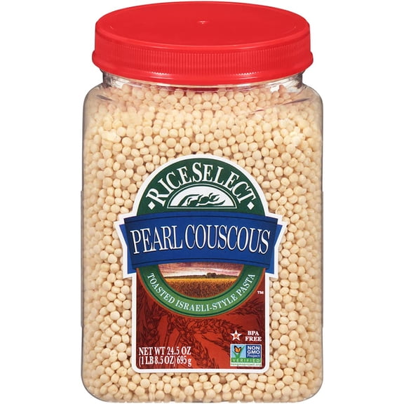 (Pack Of 8) RiceSelect Couscous Pearl Plain 24.5 Oz