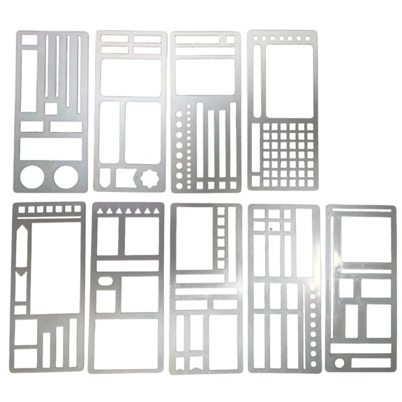 Pack Of 9 Handmade Planner Templates For Daily Scheduling To Do Lists And Note Taking
