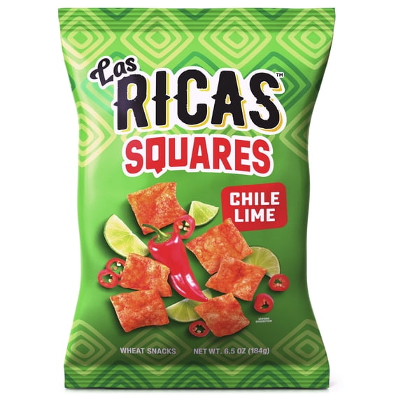 (Pack Of 9) Las Ricas Snacks Wheat Chili Lime 6.5 Oz