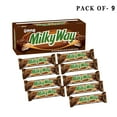 thumbnail image 1 of Pack Of 9 MilkyWay Candy Milk Chocolate Bar | 1.84 Oz Per Bar | Buy From GOLDENROW, 1 of 6