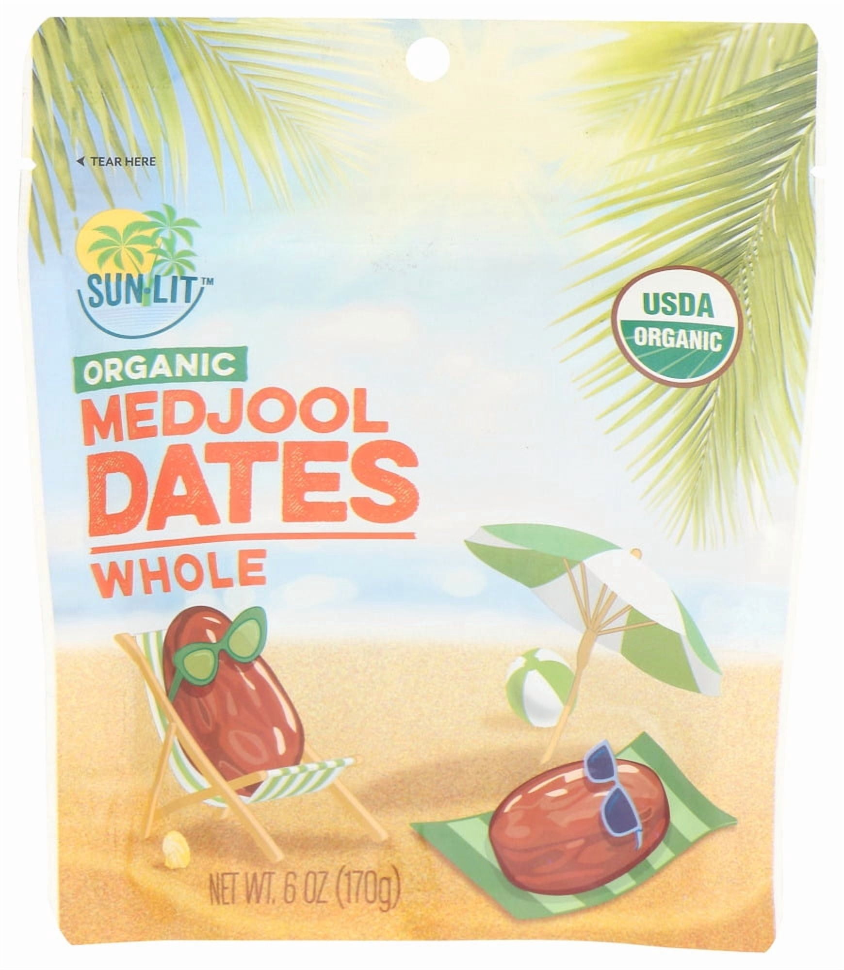 (Pack Of 9) Sunlit Dates Whole Medjool 6 Oz