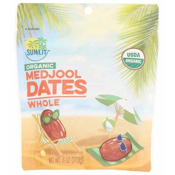 (Pack Of 9) Sunlit Dates Whole Medjool 6 Oz