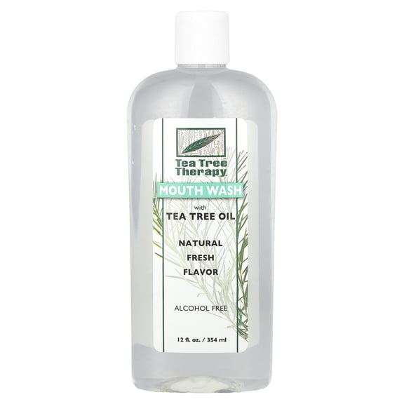 (Pack Of 9) Tea Tree Therapy Natural Alcohol Free Mouthwash 12 Oz