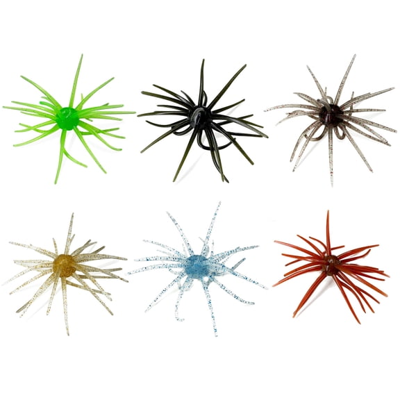 Pack Of Floating Sea Urchins Lures Baits With Flashes Effect For Enhances Fish Attraction In Various Fishing Conditions