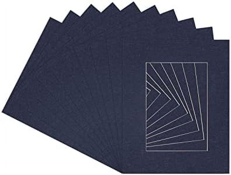 30x40 Inch Precut Picture Mat With 28x38 Opening | Navy Blue, Acid-Free, 4-Ply | Bevel Cut For Framing Photos & Art