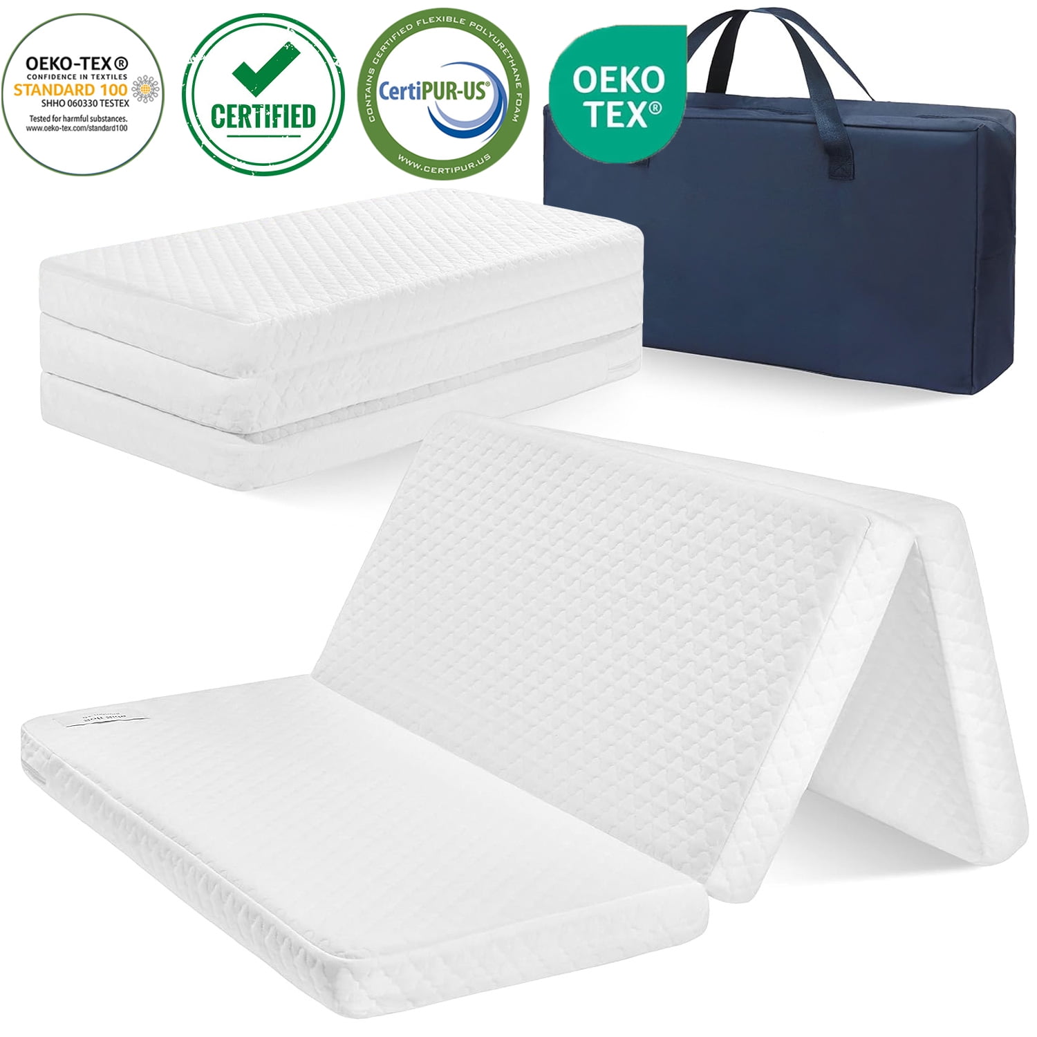 Pack and Play Mattress, Dual Sided 2Stage Premium Memory Foam