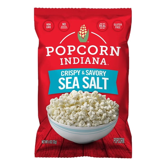 Pack Popcorn Indiana Of 6 Sea Salt 1.1 Oz